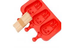 China Food Grade Silicone Custom Popsicle Making Mold Diy Popsicle Mold supplier