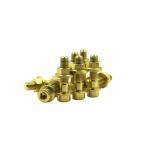 Flange Head Titanium Wheel Hub Bolt Screw M7 27mm Golden Color for sale