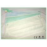 Non Irritating Double Elastic Earloop Disposable Nonwoven Face Mask for sale