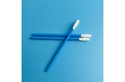 China 3.8mm Mini Round Head Slots Polyester Cleaning Swabs For Cleanroom supplier