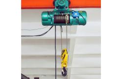 China 0.5T 2T Electric Wire Rope Hoist Single Speed 8m / Min supplier
