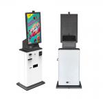 32 Inch Automatic Self Service Ordering Payment Kiosk Machine Bill Card Reader Cash for sale