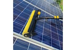 China Zhenda Aluminum Tube Solar Panel Rotating Brush With Motor supplier