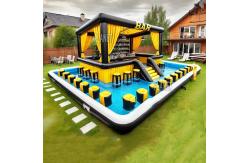 China Commercial PVC Inflatable Floating Pool Bar Party Pub Bar For Rental Event supplier