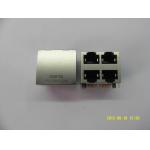 2 X 2 Multi Port Ethernet Stacked RJ45 Modular Jack for Transceiver Application for sale