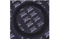 China Custom Cloth Iserted Fabric Wrapped Laminated Rubber Rolling Diaphragm Seal Valve Rubber Diaphragm supplier