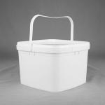 3 Liter Clear Plastic Pails With Lids Square OEM ODM Service