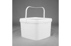 China 3 Liter Clear Plastic Pails With Lids Square OEM ODM Service supplier
