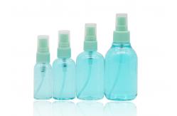 China 15ml 30ml 60ml 100ml Pet Cosmetic Bottles Empty Refillable Clear Plastic Spray Bottles supplier