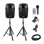 Outdoor Active Speaker System CD-25 driver with SD Card Reader / FM Radio for sale