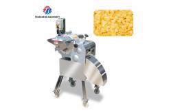 China Banana Composite Vegetable Cuber Machine Commercial Movable Caster supplier