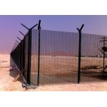 3 Inch × 0.5 Inch 8 Gauge Welded Mesh Security Fencing , Prison Mesh Fencing for sale