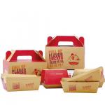 Customized Fried Chicken French Fries Fast Food Packaging Box Food Grade White Cardboard for sale