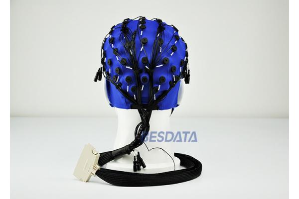 Advanced Sintered Ag / AgCl Electrodes EEG Caps For Brain Wave Monitor