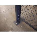 2 Sides Wire Mesh Security Partitions Lockable Storage Cages Powder Coated