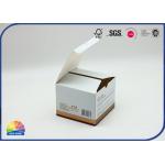 Custom Folding Gold Paper Gift Box With Embossing Matte Lamination for sale