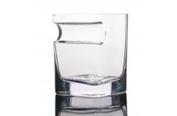 China Cigar Crystal Wine Glasses Cup Double Old Fashioned Thick Bottom For Whiskey supplier