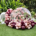 Giant Airtight Inflatable Bubble Balloon House Bubble Tent House Crystal Bubble Dome Tent With Balloons for sale