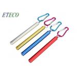 10g Collapsible Stainless Steel Drinking Straw , Colorful Telescoping Reusable Straw for sale