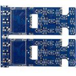 Prototype Quick Turn PCB Boards 1.6mm Blue Solder Resist FR4 TG170 for sale