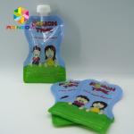 Juice Drink Spout Pouch Bag / Reusable Baby Food Spout Pouch With Leak Proof k for sale