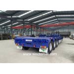 28T Landing Gear Semi Bed Trailer Tri Axle Low Bed Trailer For Sale for sale
