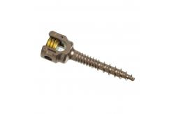 China Titanium 5.5mm Double Threaded Pedicle Screws Insert Spine Fixation Device supplier
