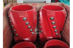 China API Spiral Glider Centralizer Well Cementing Available In Straight Or Spiral Blades supplier