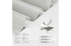 China Polyester partment Window Special Technology Blackout Zebra Roller Blind Fabric supplier