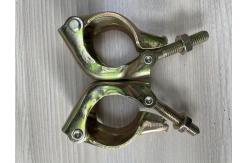 China Cast Iron Scaffolding And Accessories 48mm Diameter Pipe Clamp Swivel supplier