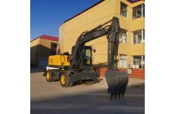 China 2200rpm Wheeled Mini Excavator Bucket Wheel Excavator With Cummins Engine supplier