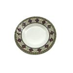 Supermarket 8 Round Melamine Deep Plate Non Toxic With Ripple