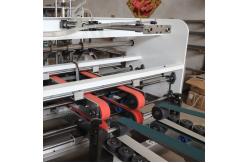 China High Speed Carton Folding And Gluing Machine 12kw With Strapping supplier