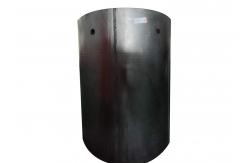 China Low Resistivity Electrode Paste Graphite Felt Cylinder Shape 10ohm supplier