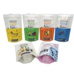 CMYK Mylar Weed Plastic Pouches Packaging Edible Gummy VMPET for sale