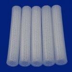 Food Machine High Temperature Braided Silicone Tubing For ID Range 2-100mm