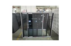 China Tempered Glass UPVC 60x60 Sliding Window For Office Custom supplier