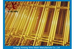 China Steel Bar Welded Wire Mesh Fence Panels , Pvc Coated Wire Mesh Panels supplier