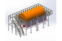 China Fast Rock And Roll Rotomoulding Machines For Industrial Applications supplier