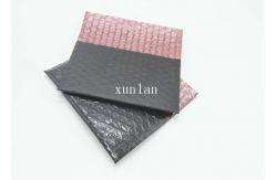 China Shiny / Matte Black Conductive Bag , Film Composite Flat Poly Mailers supplier