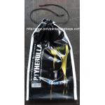 Customized Black Disposable Garbage Bag with Ribbon / Disposable Trash Bag