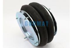 China 12''X2 Series Dunlop Air Spring SP1541 Double Convoluted With 4 Screws supplier