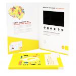CMYK Offset Printing Video Brochure Cards Customized for sale
