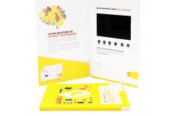 China CMYK Offset Printing Video Brochure Cards Customized supplier
