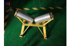 China Cable Turning Radius Wire Pulling Rollers V Shaped Nylon Sheave supplier