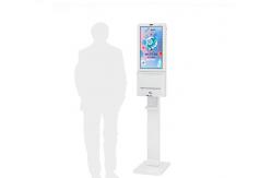 China No Touch Electric 35W Lcd Advertising Player Hand Sanitizer Dispenser supplier