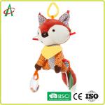 25cm Baby Plush Rattle Cute Fox Music Playing EN71 Standard for sale