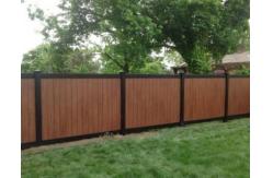 China Beautiful Wood Clour 6ft FRP Fencing High Durability Low Maintenance supplier