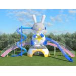 Multi Functional Playground Slide Weather Resistant Large Outdoor Slide Amusement for sale