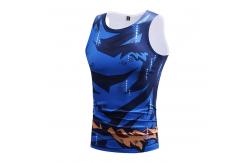 China Custom Son Goku Anime Dragon Ball Clothes Men Running Sportswear supplier